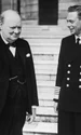 Winston Churchill și regele George al VI lea, fotografiați în 1942 jpeg