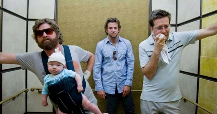 Zach Galifianakis, Bradley Cooper şi Ed Helms în „Marea Mahmureală“ FOTO Outnow.ch