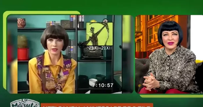 Neti Sandu, la debutul în televiziune și în prezent / foto: captură PRO TV