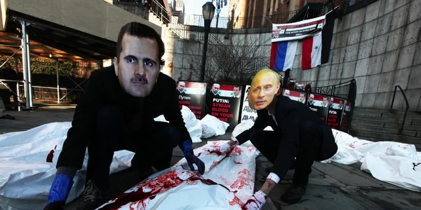 bashar al-assad vladimir putin FOTO AFP