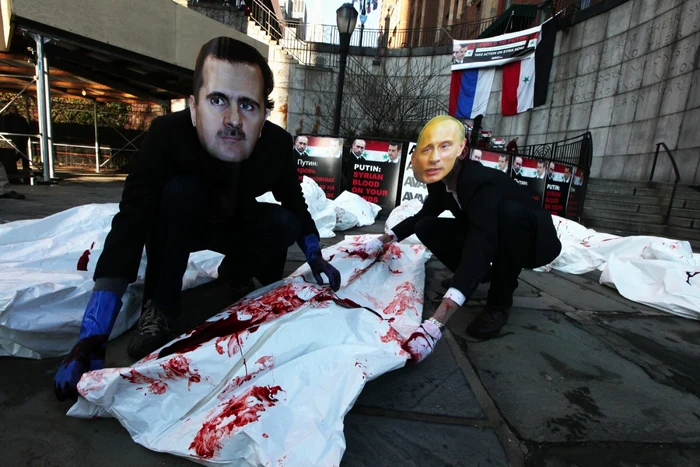 bashar al-assad vladimir putin FOTO AFP