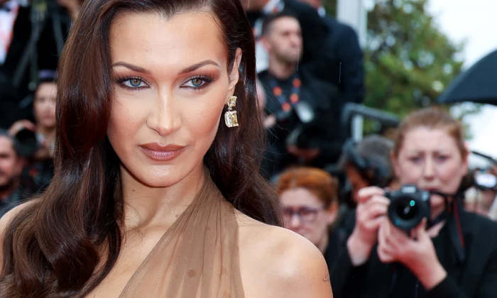 Bella Hadid transparentă la Cannes, Profimedia (3) jpg
