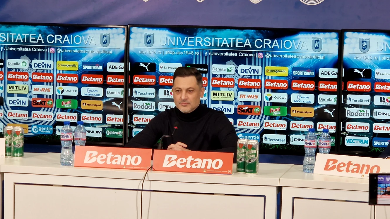 Mirel Rădoi, la conferință