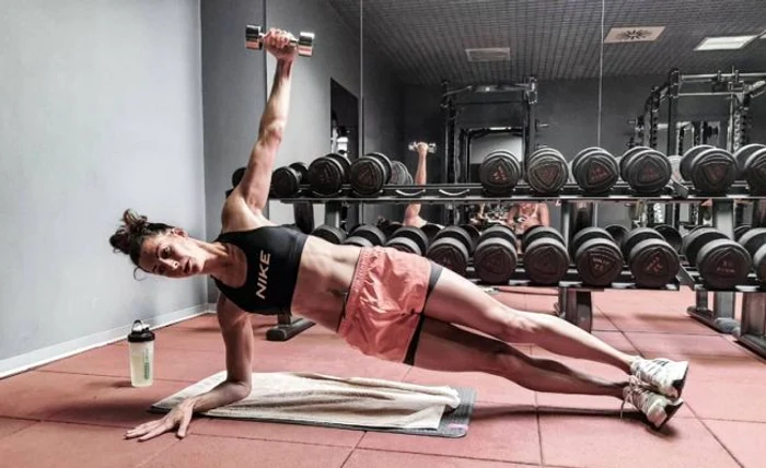 Janine Flock la antrenament înaintea Jocurilor Olimpice (FOTO: Instagram/ Janine Flock)