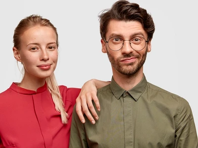 man woman formal clothes posing jpg