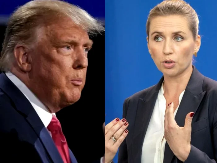 Donald Trump și Mette Frederiksen/FOTO: Colaj Getty Images