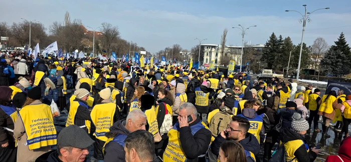Sindicatele, hotărâte să continue protestele. FOTO Facebook FSE Spiru Haret