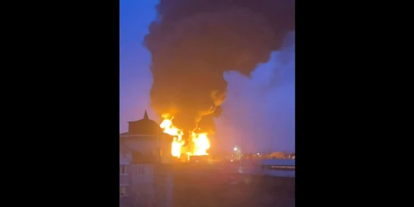 Incendiu in Belgorod