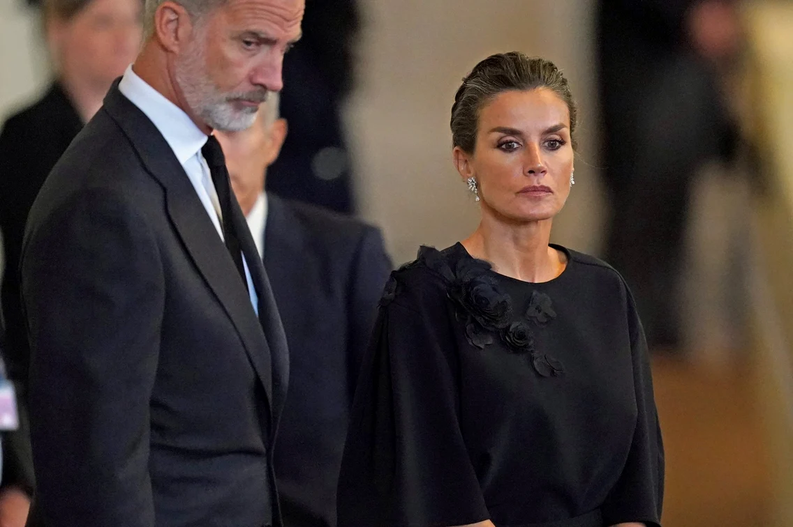Felipe și Letizia ai Spaniei în Anglia jpg