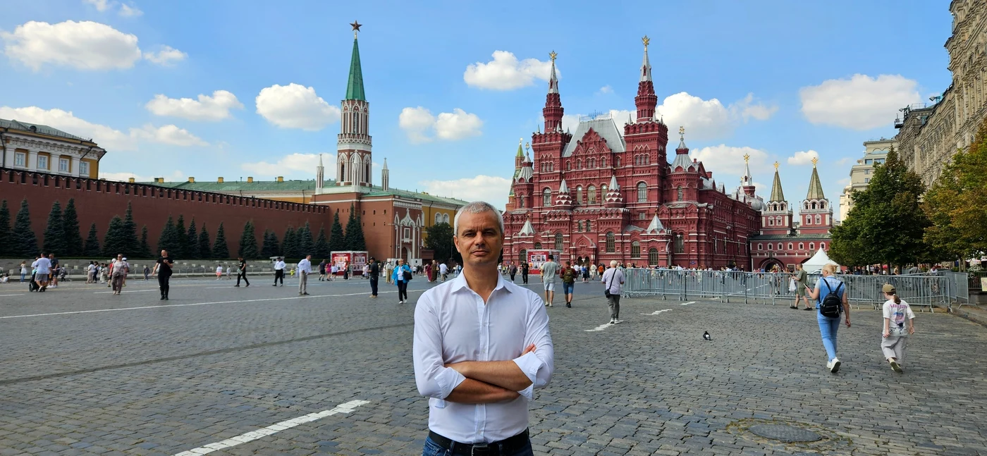 Kostadin Kostadinov la Kremlin în august 2024 FOTO Facebook