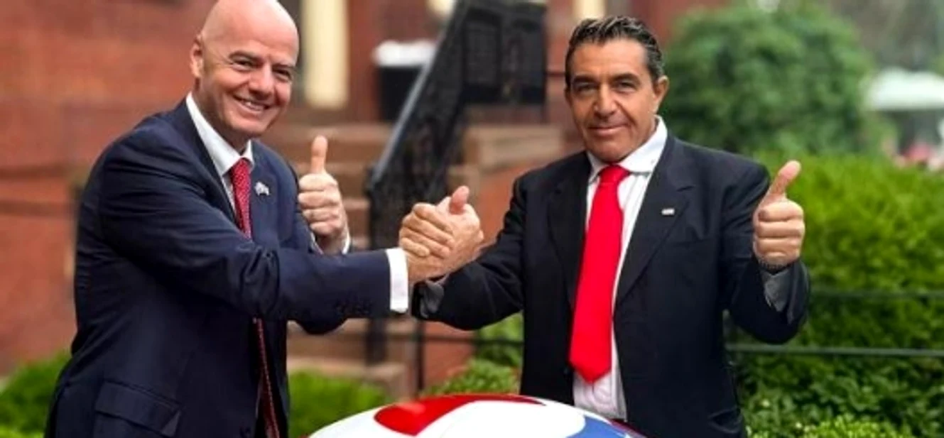 Zampolli și Infantino fac și desfac în numele FIFA  FOTO gazzetta.it