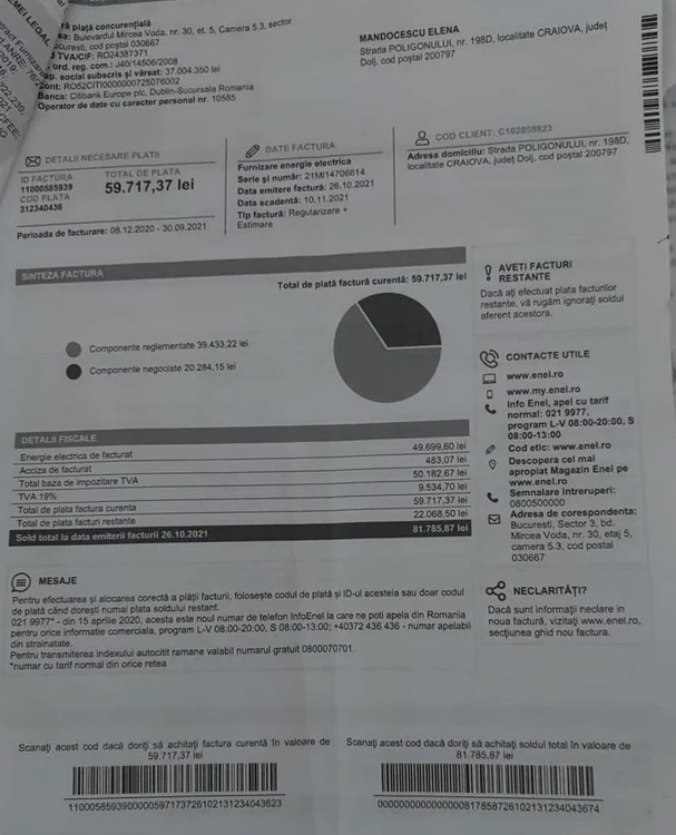 Craioveanca figurează cu un sold de aproape 82.000 lei FOTO / Elena Mandocescu