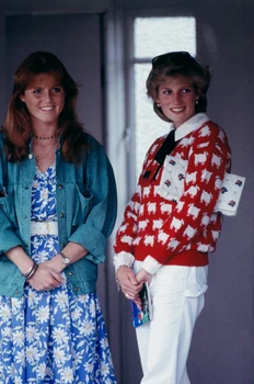 Prințesa Diana și Sarah Ferguson