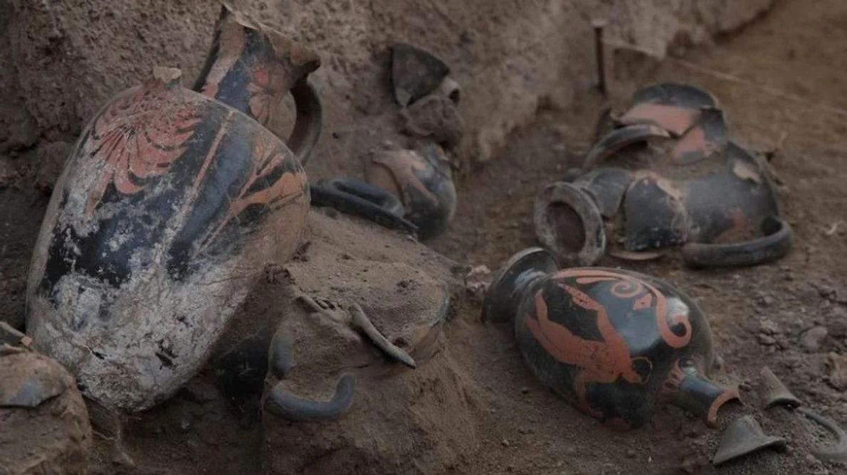 Un nou mormânt descoperit la Pompeii jpeg
