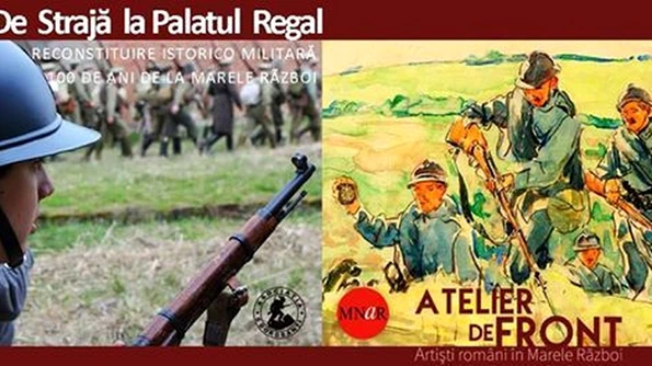 De strajă la Palatul Regal Reconstituire istorico militară jpeg