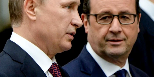 vladimir putin francois hollande AFP Maxim Malinovsky