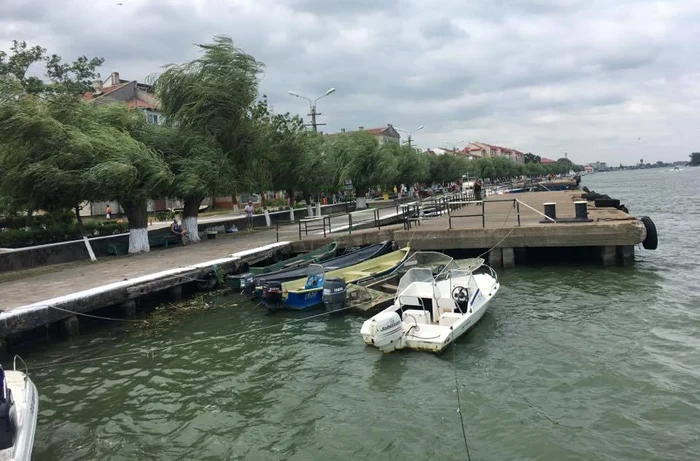 Accident pe Dunăre, la Sulina FOTO: Ziarul de Tulcea