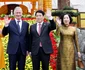Regina Mathilde și Regele Philippe la sosirea în Hanoi, Vietnam, cu președintele Luong Cuong și Prima Doamnă Nguyen Thi Minh Nguyet. . FOTO: Frédéric Andrieu/Casa Regală belgiană