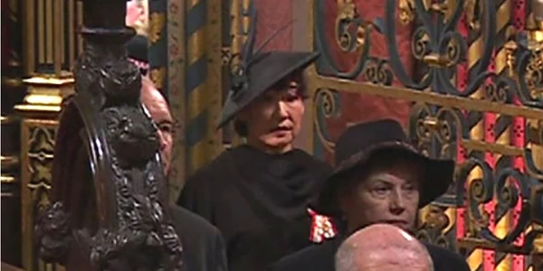 Sandra Oh a fost prezentă la funeraliile Reginei Elisabeta FOTO Captură Video  jpg