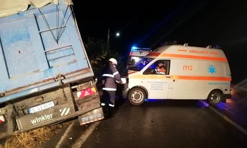 Șoferul autotrenului ar fi intrat pe contrasens jpeg