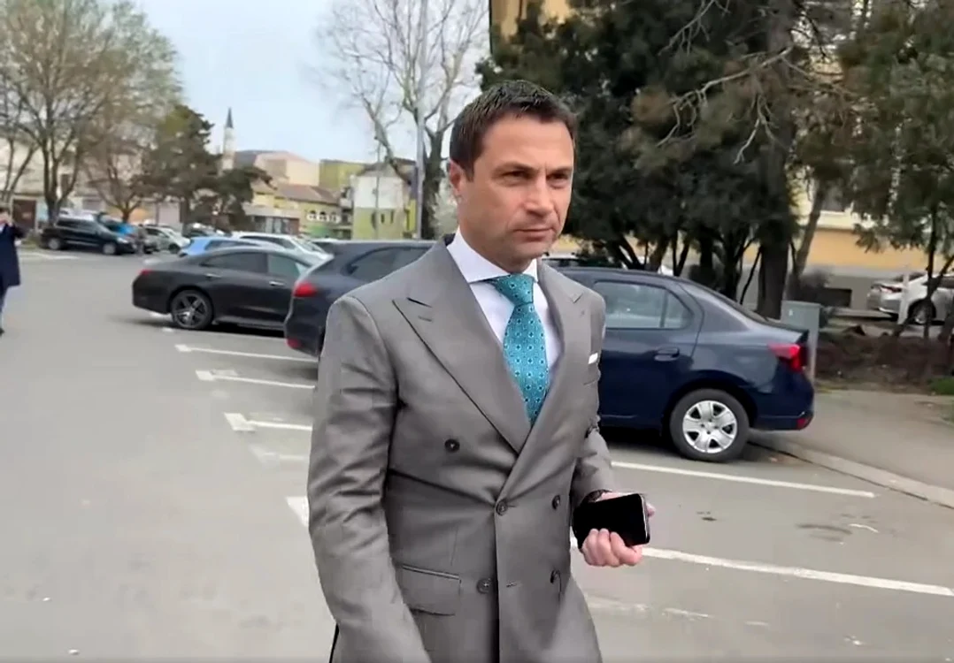 Radu Cristian, primarul suspendat al Mangaliei FOTO: Captură video