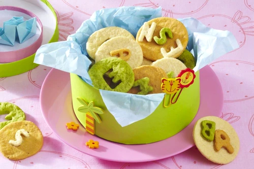 Letter Spinach Biscuits jpeg