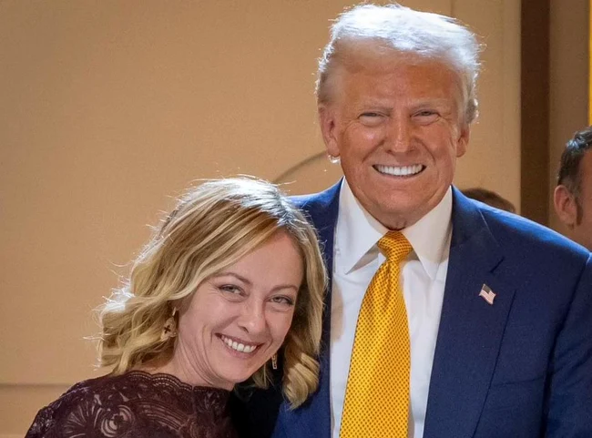 Georgia Meloni și Donald Trump FOTO: X