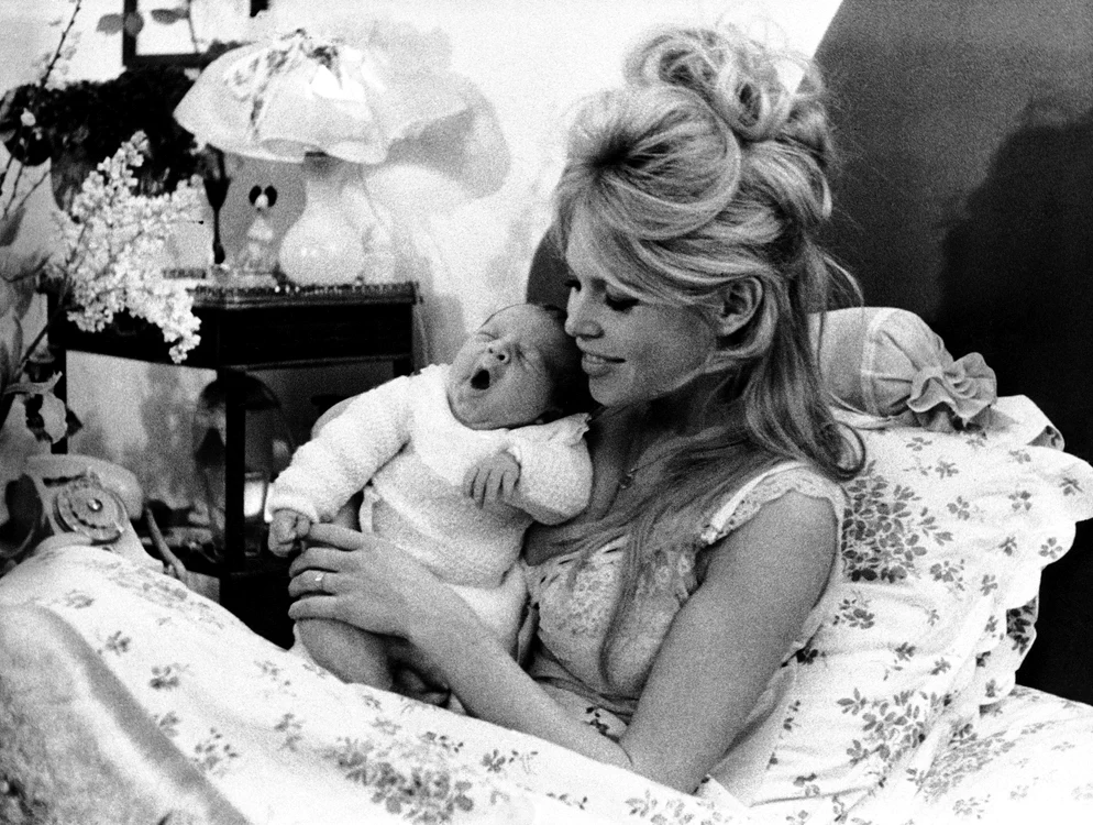 Brigitte Bardot și fiul său, Nicholas FOTO: Arhiva
