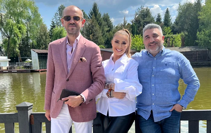 Anamaria Prodan, alături de Bebe Cămătaru (dreapta), vărul lui Nuțu Cămătaru Sursa: arhivă personală