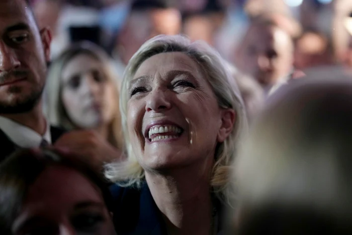Marine le Pen spune că nu va face parte dintr-un viitor guvern FOTO PROFIMEDIA