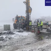 santier de autostrada iarna  Foto Ministerul Transporturilor jpg