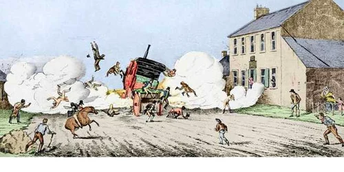 Primul accident rutier