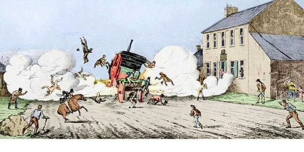 Primul accident rutier