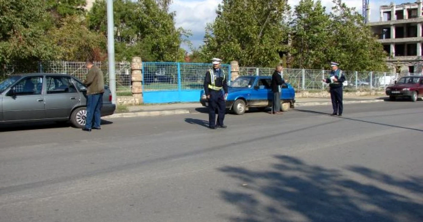 Şoferul a fost gasit băut la un control de rutină