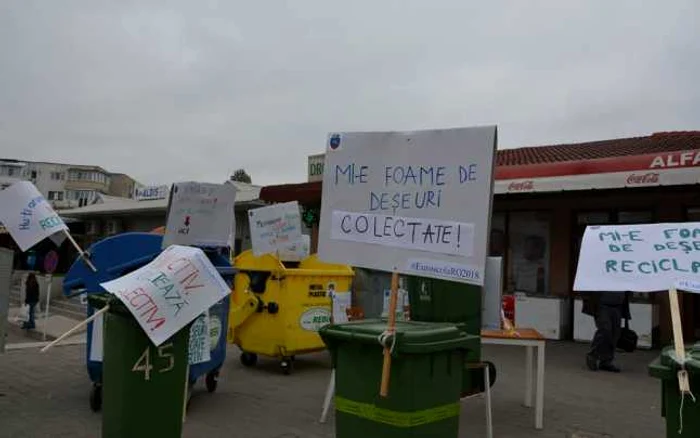 Campanie pentru responsabilizarea cetăţenilor să colecteze deşeurile selectiv FOTO Facebook/PMC