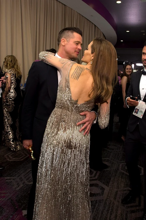 Brad Pitt şi Angelina Jolie (foto: Hepta)