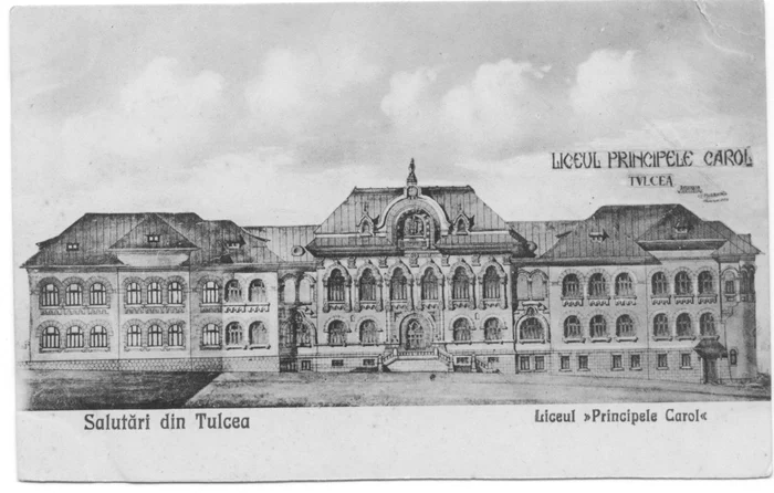 Colegiul Dobrogean Spiru Haret din Tulcea FOTO Biblioteca Judeţeană Panait Cerna Tulcea