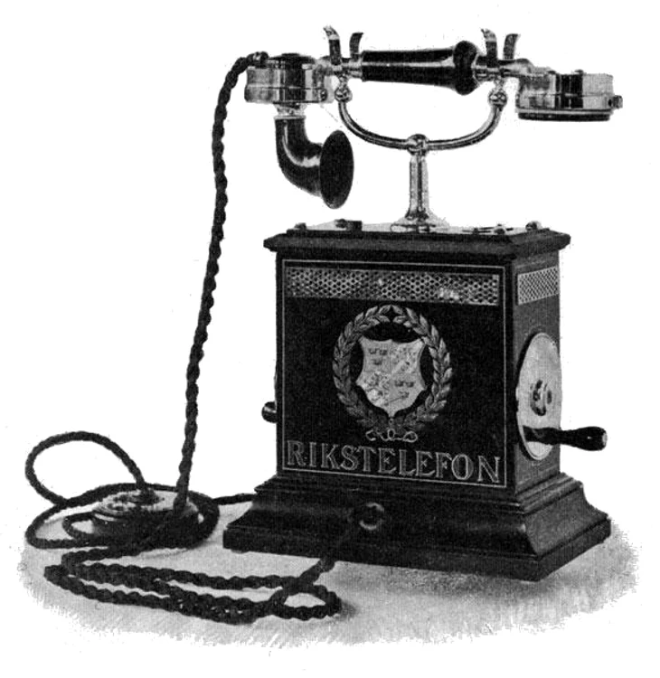 Model de telefon de la 1896, doar un an mai târziu faţă de apariţia telefoniei în Ploieşti FOTO wikipedia.org