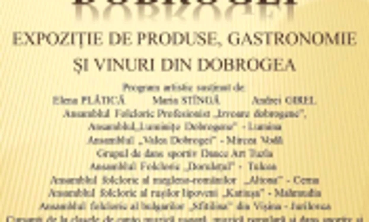 Program de Ziua Dobrogei Sursa Primăria Constanţa