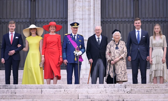 Printesa Elisabeta, Regina Paola, Regele Albert, regina Mathilde si Regele Philippe al Belgiei de Ziua Nationala   Casa Regala (3) jpg
