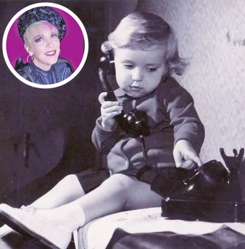 Silvia Dumitrescu, o mică artistă, la 4 ani  Acum are 63 de ani