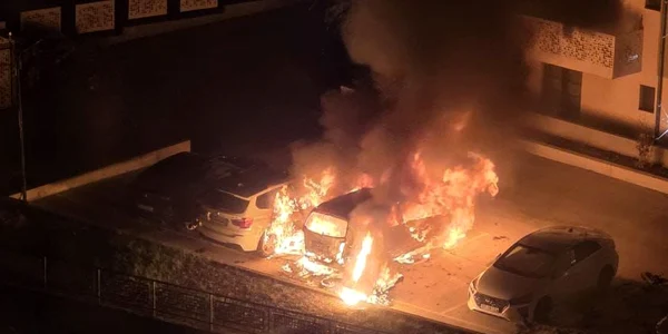 masini incendiate la Iasi foto ziarul de iasi jpeg