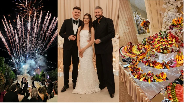 Mirii au avut parte de artificii, invitați speciali și un meniu regal. foto: arhiva personala