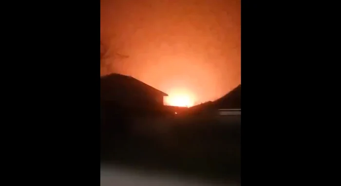 Explozii în Crimeea FOTO Captură video