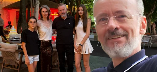 Mihai Albu s-a serbat la terasa unui restaurant, cu întreaga familie
