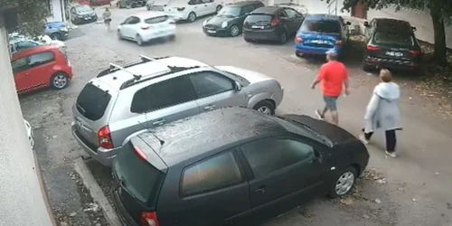 Momentul în care un bărbat a lovit intenționat cu mașina pe fosta sa concubină Foto Captură video Focus Press Youtube jpg