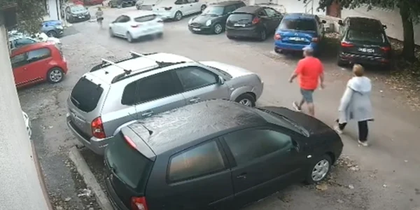 Momentul în care un bărbat a lovit intenționat cu mașina pe fosta sa concubină Foto   Captură video Focus Press  Youtube jpg