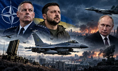 F 16, Su 57 și scutul aerian png