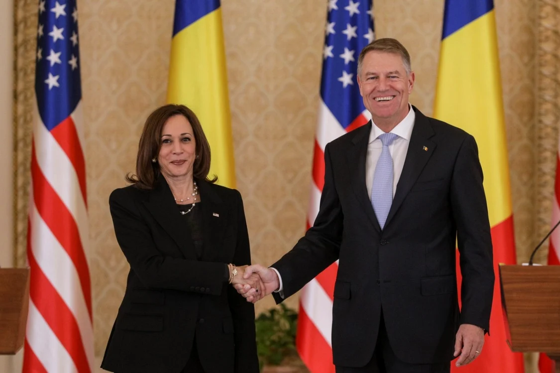 Vicepresedinte Statele Unite ale Americii Kamala Harris Klaus Iohannis FOTO Inquam Photos / Octav Ganea