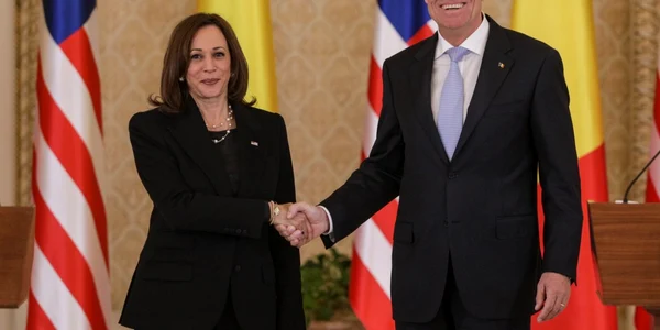 Vicepresedinte Statele Unite ale Americii Kamala Harris Klaus Iohannis Cotroceni 11 martie 2022 conferinta presa FOTO Inquam Photos / Octav Ganea